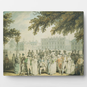 Placa Expositora Buckingham House, St.James's Park, 1790