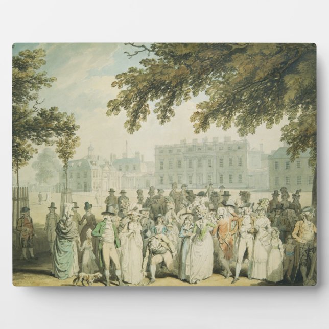 Placa Expositora Buckingham House, St.James's Park, 1790 (Frente)