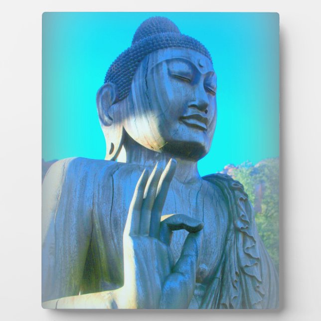 Placa Expositora buddha azul (Frente)