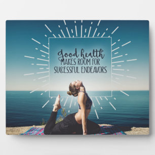 Placa Expositora Buena salud