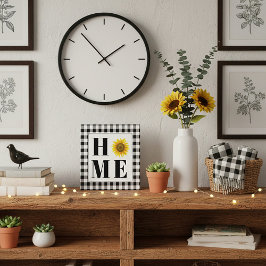 Placa Expositora Bufalo cheque girasol "Hogar"