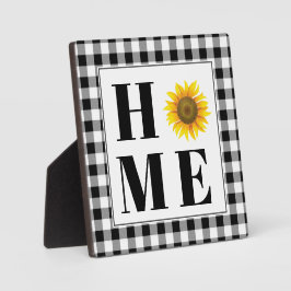 Placa Expositora Bufalo cheque girasol "Hogar"