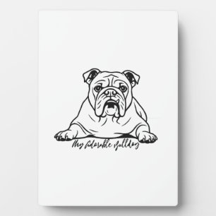 Placa Expositora Bulldog Encantador