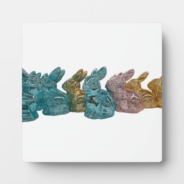 Placa Expositora Bunnies de vidrio (Frente)