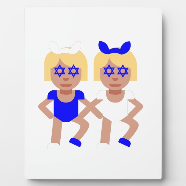 Placa Expositora bunny ears hanukkah (Frente)