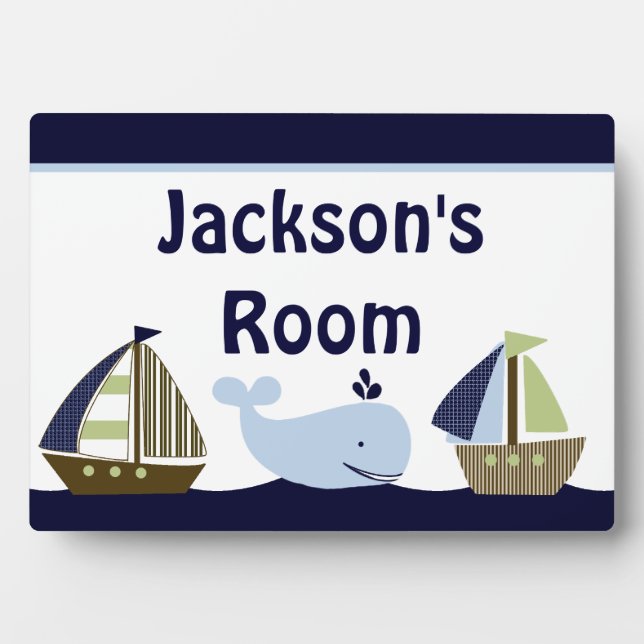 Placa Expositora Buques Ahoy/Barcos de vela náuticos/Placa de balle (Frente)