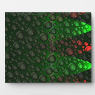 Placa Expositora Burbujas en ascenso (Verde y Rojo)