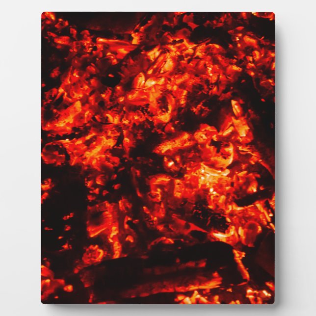 Placa Expositora Burning Embers Photo (Frente)