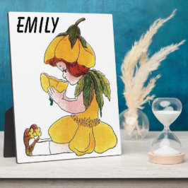 Placa Expositora Buttercup Flor Niñita graciosa linda niña