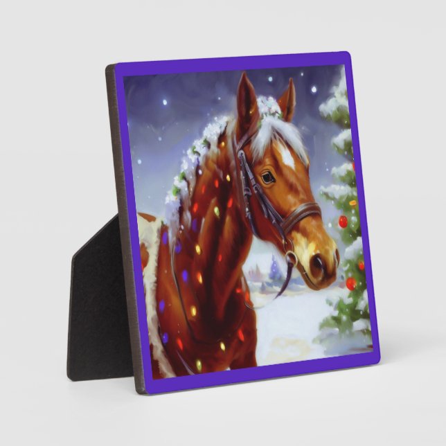 Placa Expositora Caballo 3 navidades (Anverso)