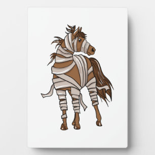 Placa Expositora Caballo Halloween 
