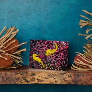 Placa Expositora Caballo marino común   Hippocampus Taeniopterus