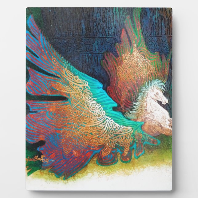 Placa Expositora Caballo Volador (Frente)