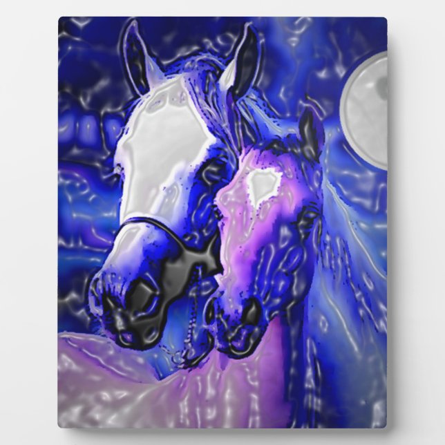 Placa Expositora Caballos enamorados (Frente)