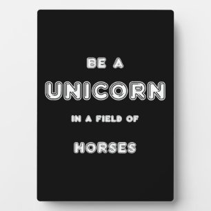 Placa Expositora Caballos Unicornios