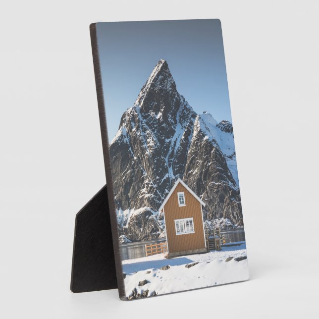 Placa Expositora Cabina Amarilla Lofoten (Lado)