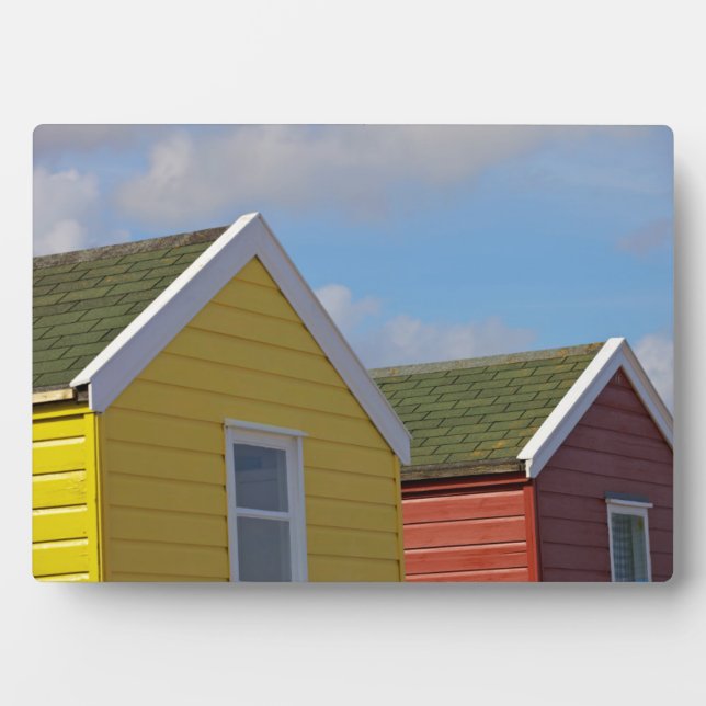 Placa Expositora Cabinas de playa | Sur-mundo, Inglaterra (Frente)