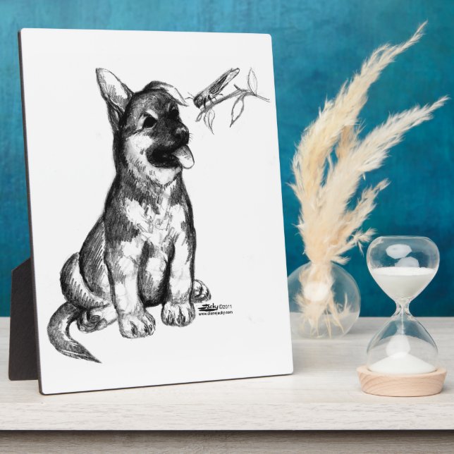 Placa Expositora Cachorro y Grasshopper (Lado)