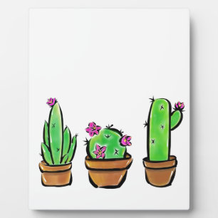 Placa Expositora Cactus lindos cactus suculentas 