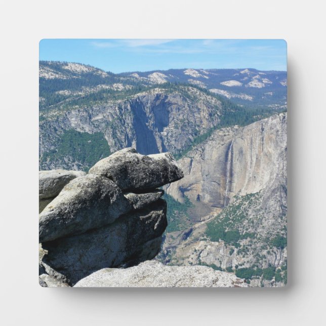 Placa Expositora Cae el alto yosemite desde el punto glaciar, CA (Frente)