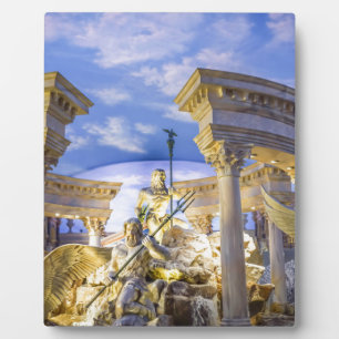 Placa Expositora Caesars Palace Las Vegas Statu Hotel Casino