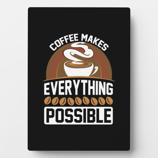 Placa Expositora Café Art Coffee lo hace todo (Frente)