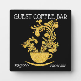Placa Expositora Café Bar