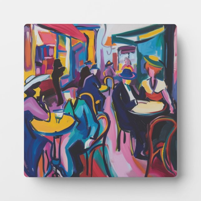 Placa Expositora Café París, 1973 (Frente)