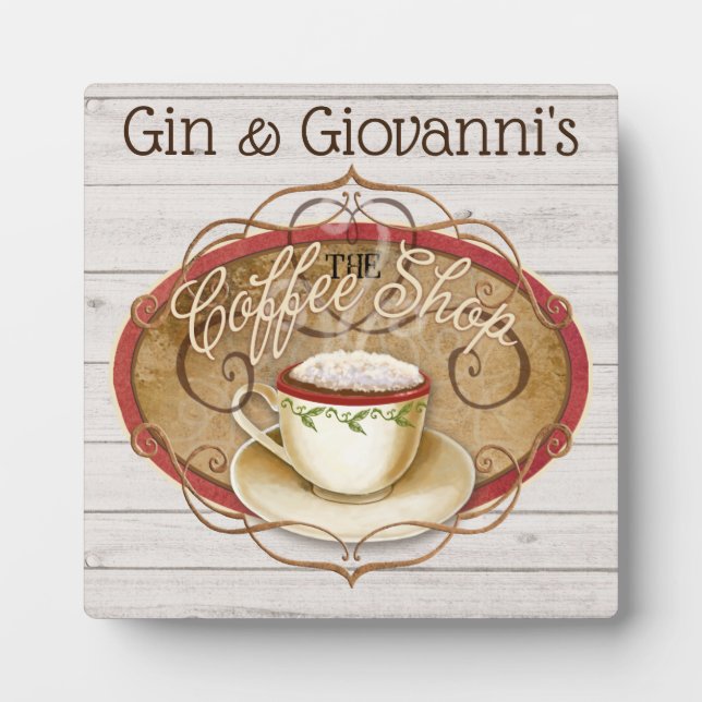 Placa Expositora Cafetería (Frente)