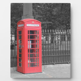 Placa Expositora Caja de teléfonos roja de Londres