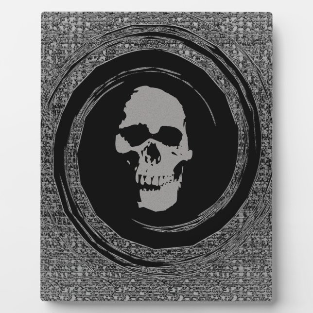 Placa Expositora Calavera en vacío (Frente)