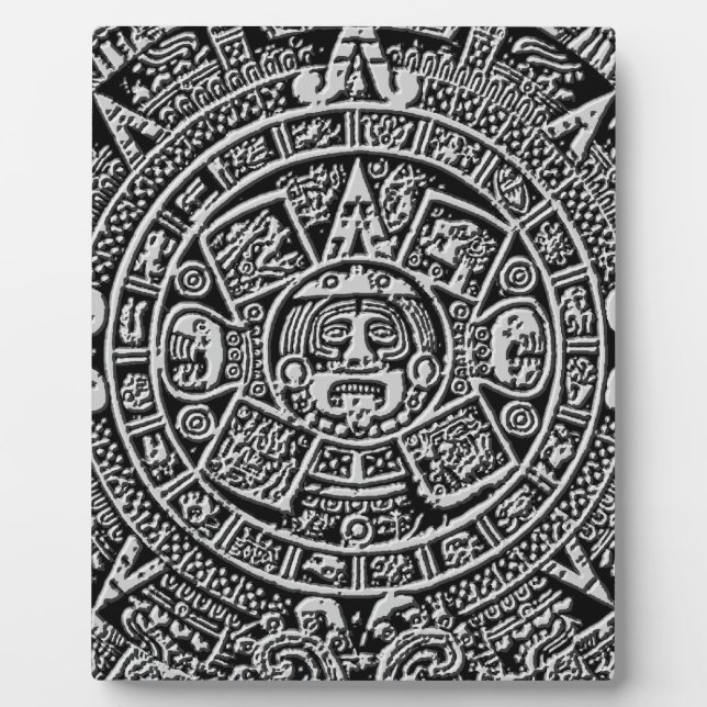 Placa Expositora Calendario maya (Frente)