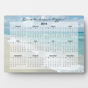 Placa Expositora Calendario teórico de personalizado Motivational B