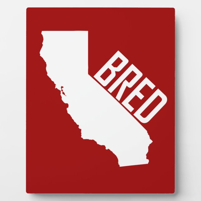 Placa Expositora California Bred (Frente)