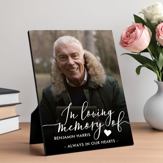 Placa Expositora Caligrafía de foto en memoria amorosa (Subido por el creador)