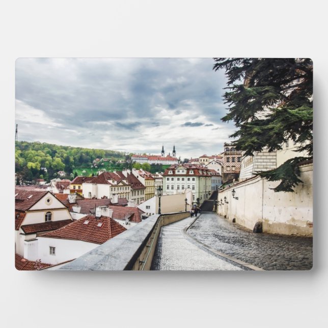 Placa Expositora Calle del centro de Praga (Frente)