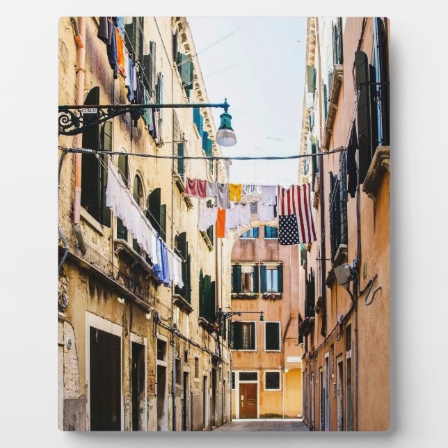 Placa Expositora Calle estrecha de Venecia (Frente)