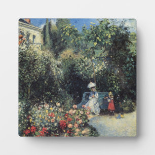 Placa Expositora Camille Pissarro Pontoise Garden