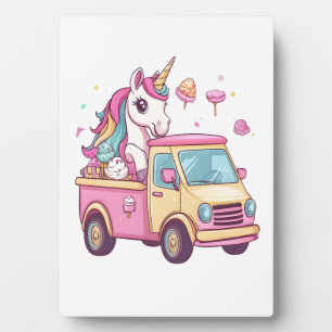 Placa Expositora Camión de helados Unicornio (1)