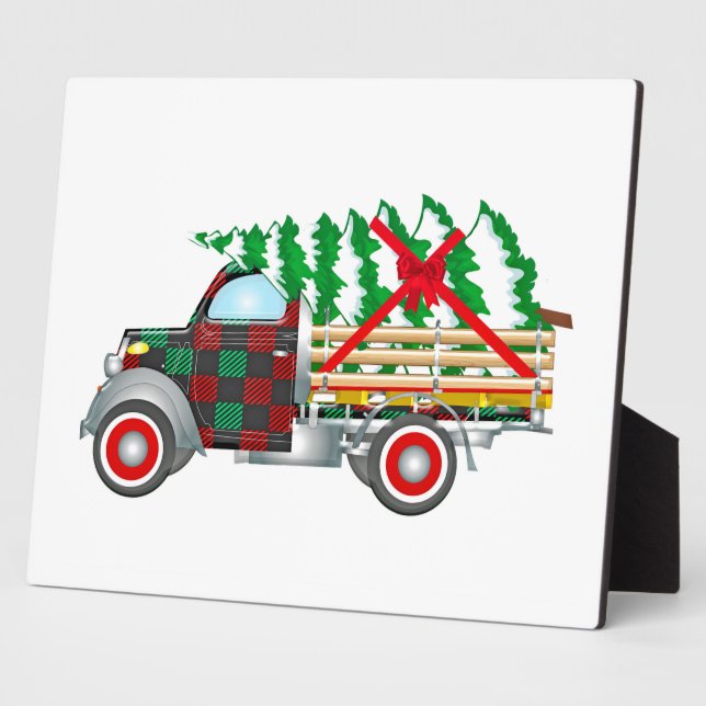 Placa Expositora Camión navidad (Lado)