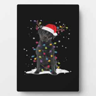 Placa Expositora Camiseta clásica de luces de árbol de Navidad de p