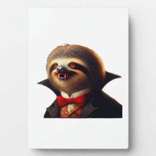 Placa Expositora Camiseta Clásica de Sloth Vampiro