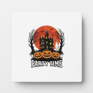 Placa Expositora Camiseta de calabaza fantasma de la época de la fi