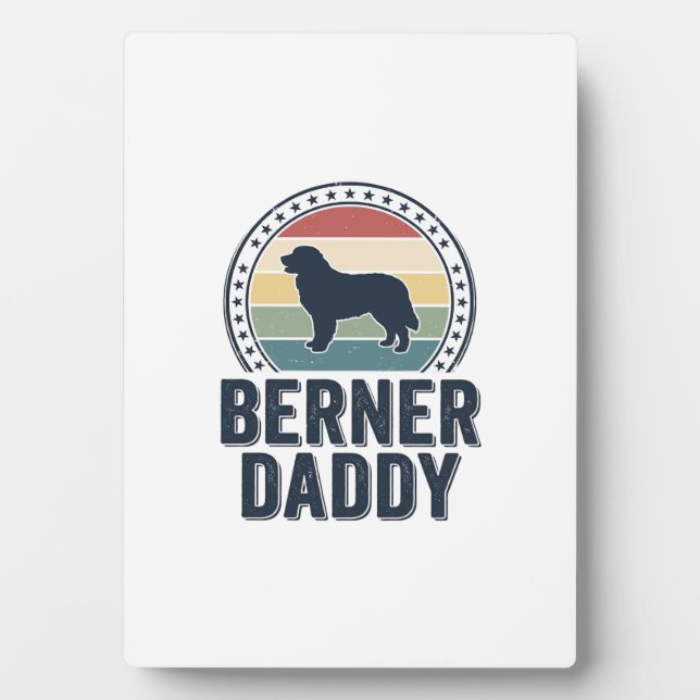 Placa Expositora Camiseta de diseño vectorial para papá de perro vi (Frente)