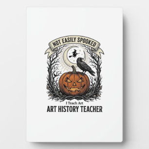 Placa Expositora Camiseta de profesor de historia del arte con grab