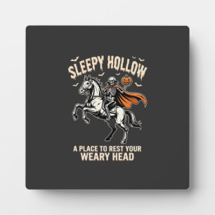 Placa Expositora Camiseta del Jinete sin Cabeza Sleepy Hollow Hallo