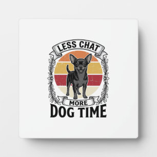 Placa Expositora Camiseta divertida para amante de perros Grabado v