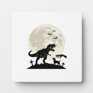 Placa Expositora Camiseta Silueta Cementerio Perro Dinosaurio Bajo 