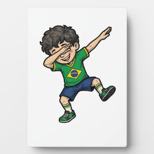 Placa Expositora Camiseta Vector Vintage Chico Dab Fútbol Brasil_1