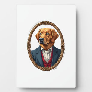 Placa Expositora Camiseta Vintage American Pride Golden Retriever 4